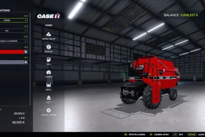 Комбайн Case D3000 / D3000S для Farming Simulator 25 — 4