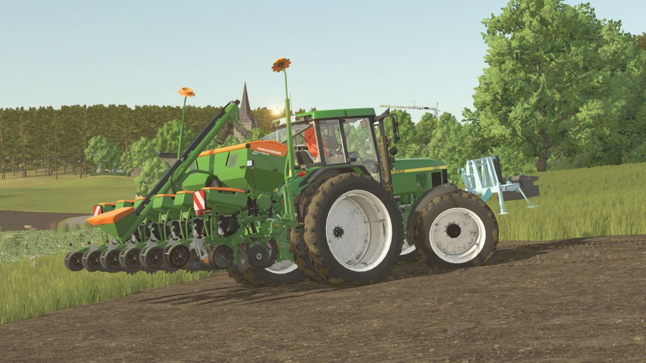 Трактор John Deere 7010-7810 для Farming Simulator 25