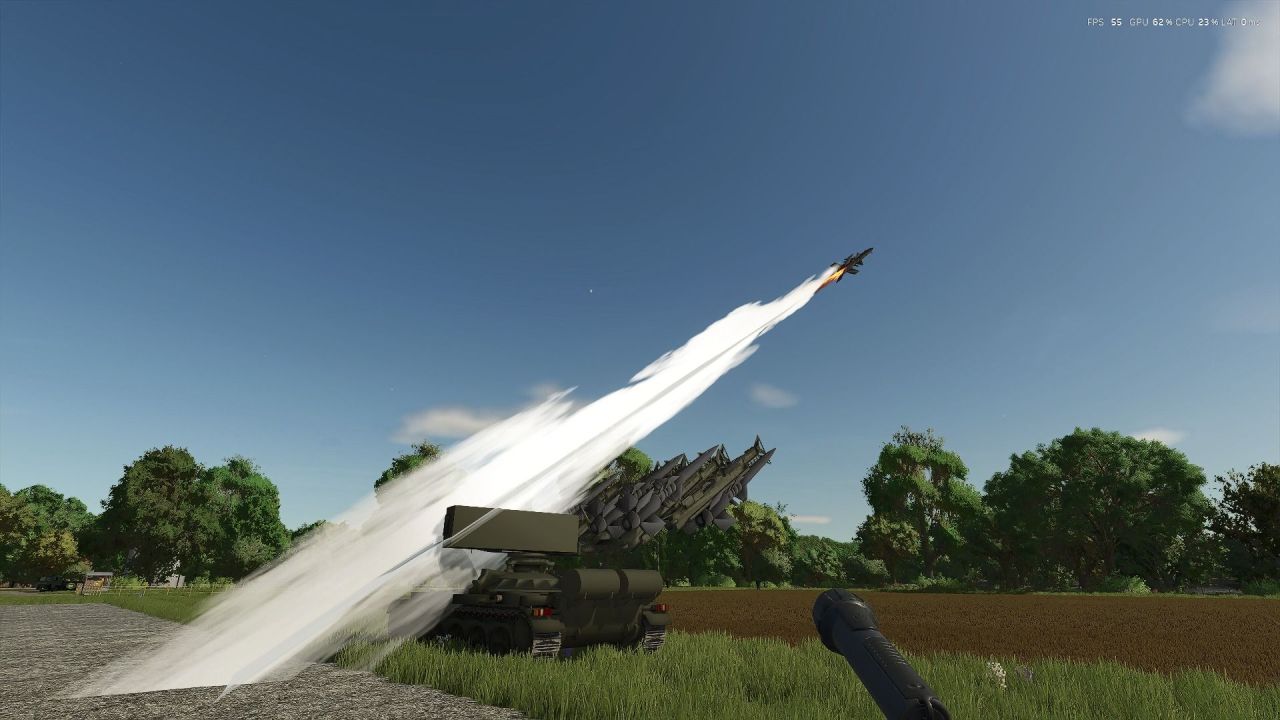 Legendary Tank Tractor T-55 with Rocket Launcher for Farming Simulator 25