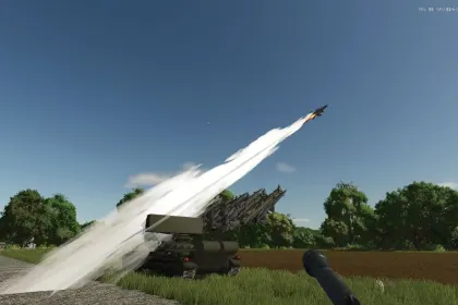 Легендарний Танковий Трактор T-55 з Ракетною Пусковою для Farming Simulator 25 — 1