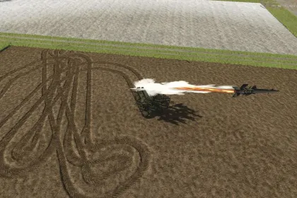 Легендарний Танковий Трактор T-55 з Ракетною Пусковою для Farming Simulator 25 — 2