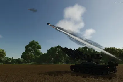 Легендарний Танковий Трактор T-55 з Ракетною Пусковою для Farming Simulator 25 — 3