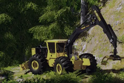 Traktor leśny Tigercat Crane Skidder do Farming Simulator 25