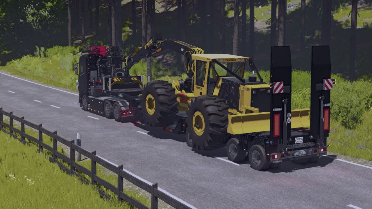 Лісозаготівельний трактор Tigercat Crane Skidder для Farming Simulator 25