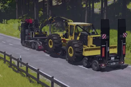Лісозаготівельний трактор Tigercat Crane Skidder для Farming Simulator 25 — 2