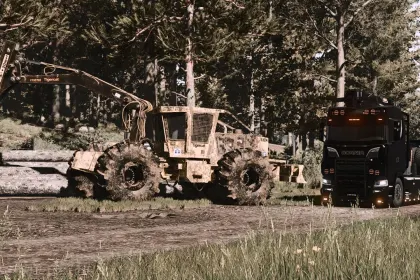 Лісозаготівельний трактор Tigercat Crane Skidder для Farming Simulator 25 — 4
