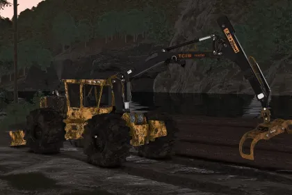 Лісозаготівельний трактор Tigercat Crane Skidder для Farming Simulator 25 — 5
