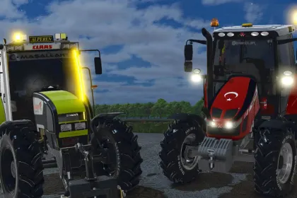 Трактор Claas Ares 600 для Farming Simulator 25