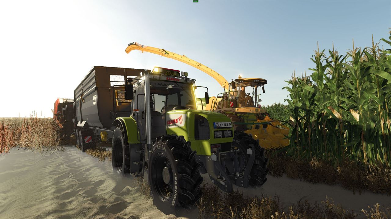Трактор Claas Ares 600 для Farming Simulator 25
