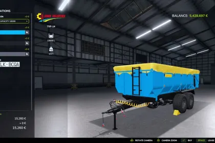 Причіп TSP-14 для Farming Simulator 25 — 4