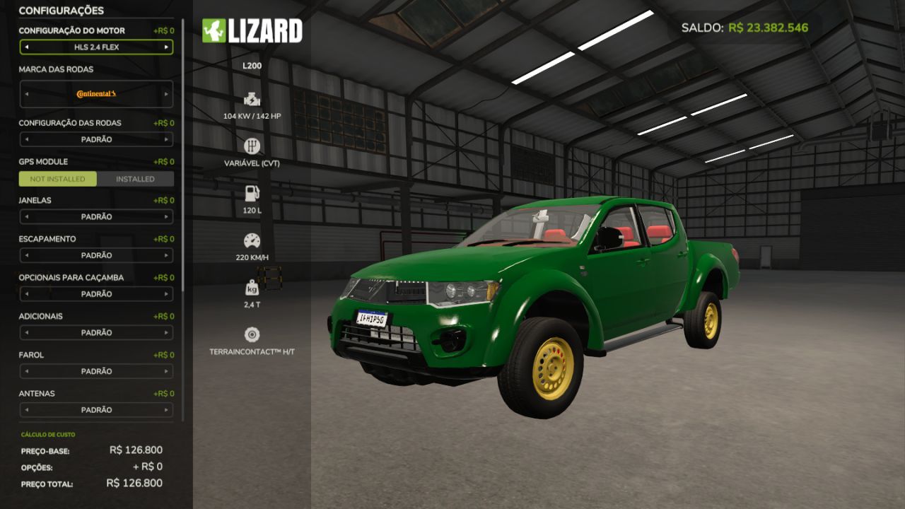 Вантажівка Lizard L200 для Farming Simulator 25