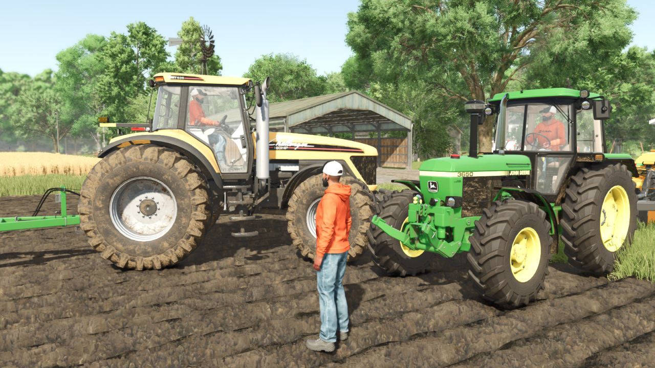 Мод візуальної імітації Player Workers для Farming Simulator 25