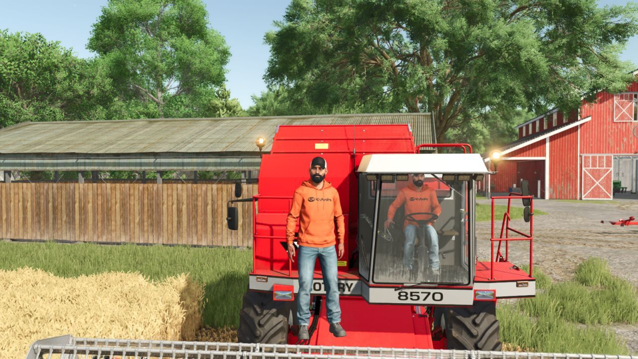 Мод візуальної імітації Player Workers для Farming Simulator 25