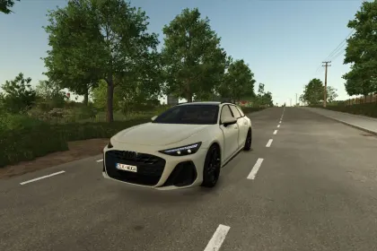 Samochód Audi A6 AVANT do Farming Simulator 25
