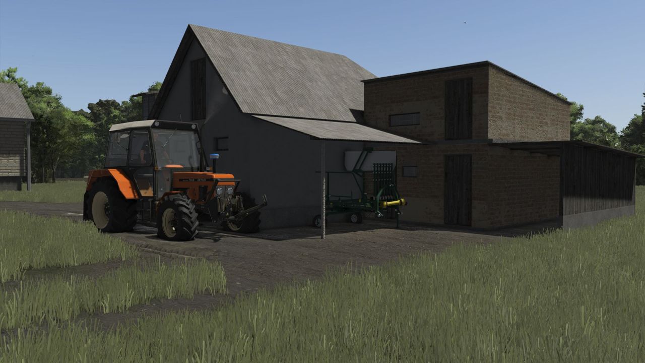 Будівля Малий сарай з гаражем для Farming Simulator 25