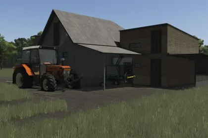 Будівля Малий сарай з гаражем для Farming Simulator 25 — 4