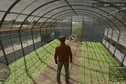 Компактна Теплиця Small Rice Sapling Greenhouse для Розсади Рису у Farming Simulator 25 — 2
