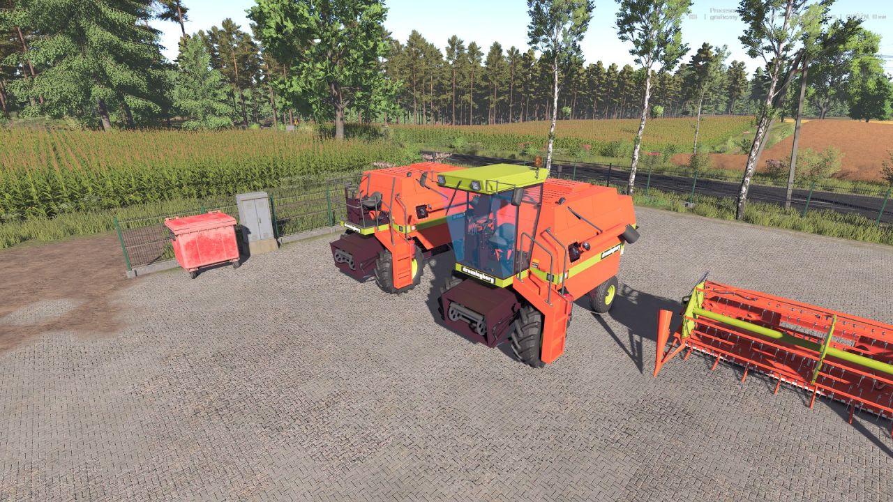 Комбайн Dronningborg D3000 / D3000S для Farming Simulator 25