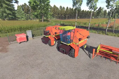 Комбайн Dronningborg D3000 / D3000S для Farming Simulator 25 — 2