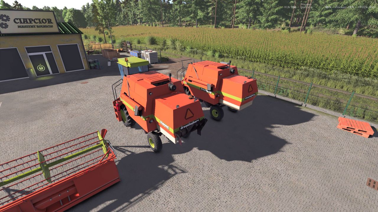 Комбайн Dronningborg D3000 / D3000S для Farming Simulator 25