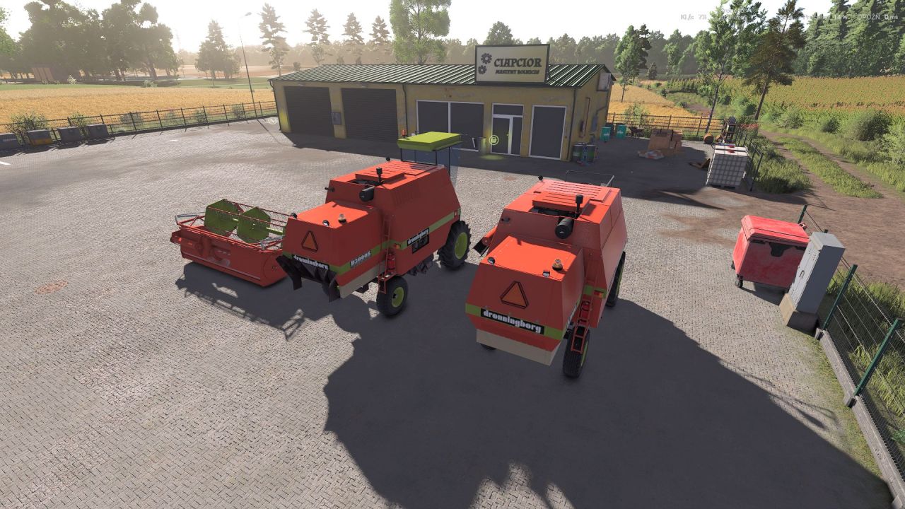 Комбайн Dronningborg D3000 / D3000S для Farming Simulator 25