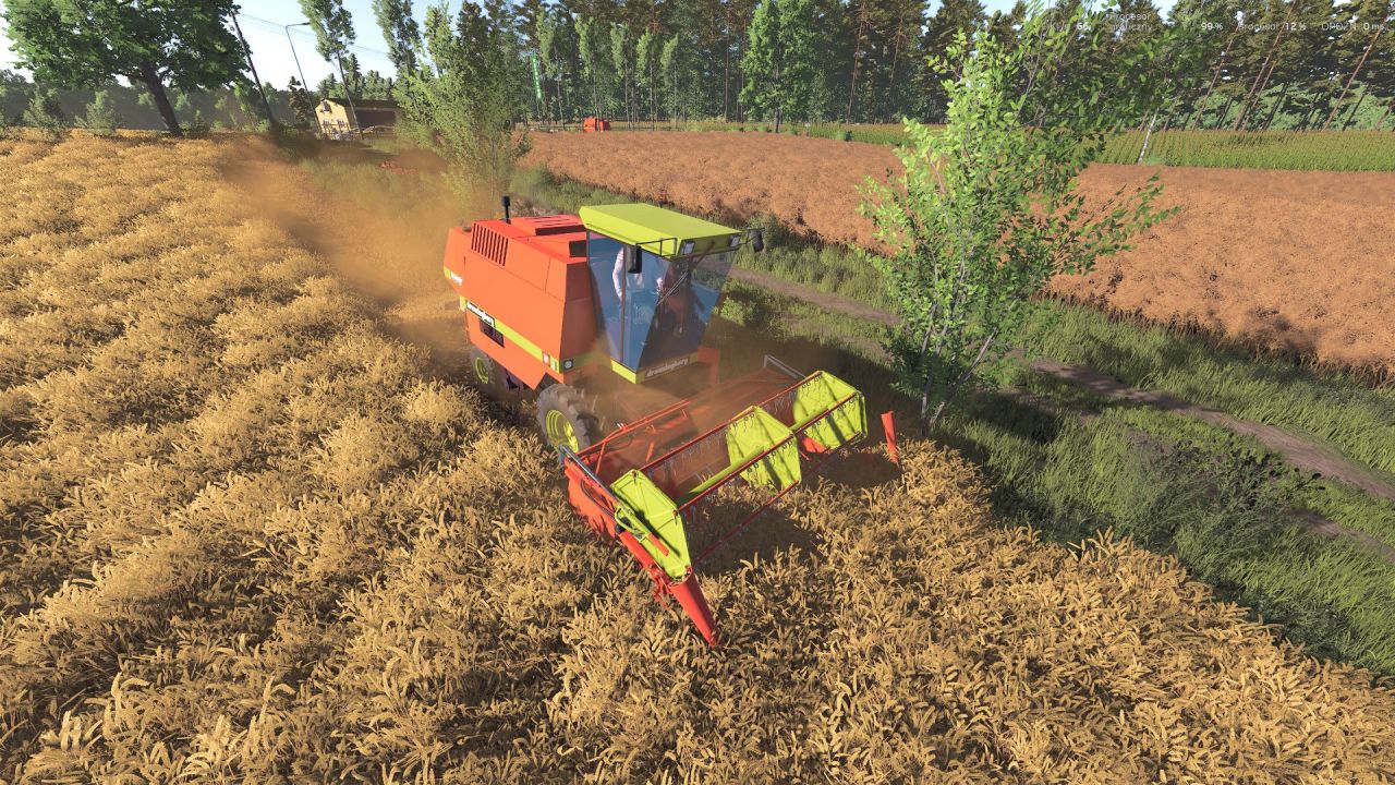 Комбайн Dronningborg D3000 / D3000S для Farming Simulator 25