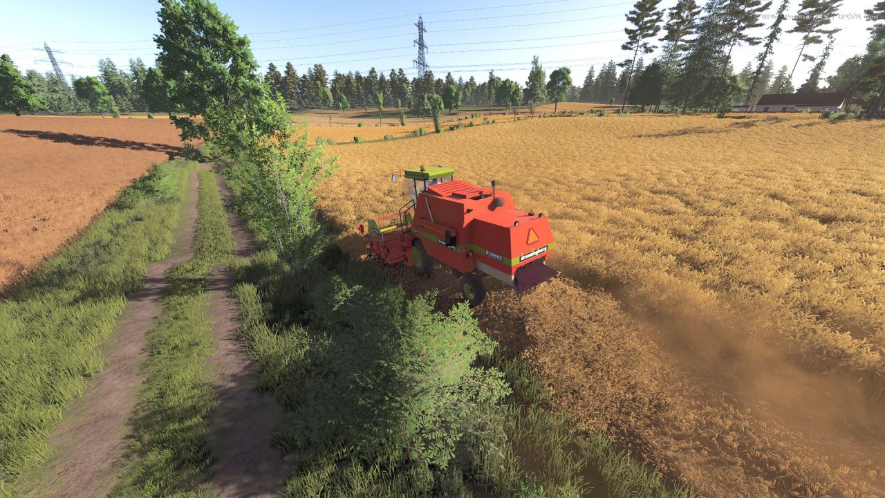 Комбайн Dronningborg D3000 / D3000S для Farming Simulator 25
