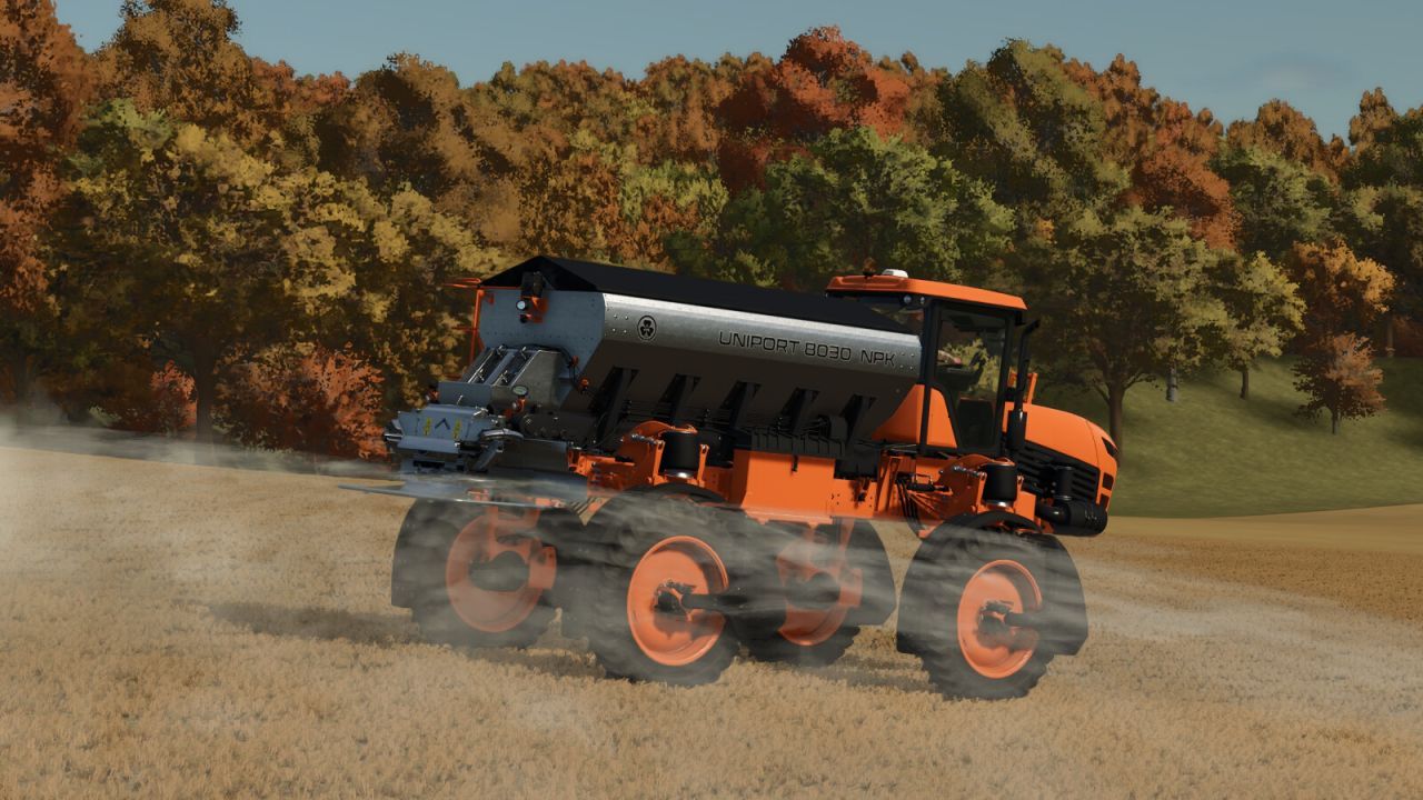 Розкидач добрив Jacto Uniport 8030 NPK для Farming Simulator 25