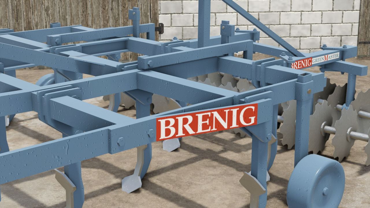 Трактор Brenig GreenMaster для Farming Simulator 25