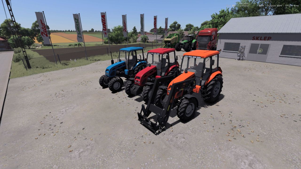 Трактор Pronar 82A/82SA/1025A для Farming Simulator 25