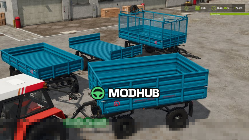 Mod für Anhänger 2PTS 45 v1000 für Farming Simulator 25