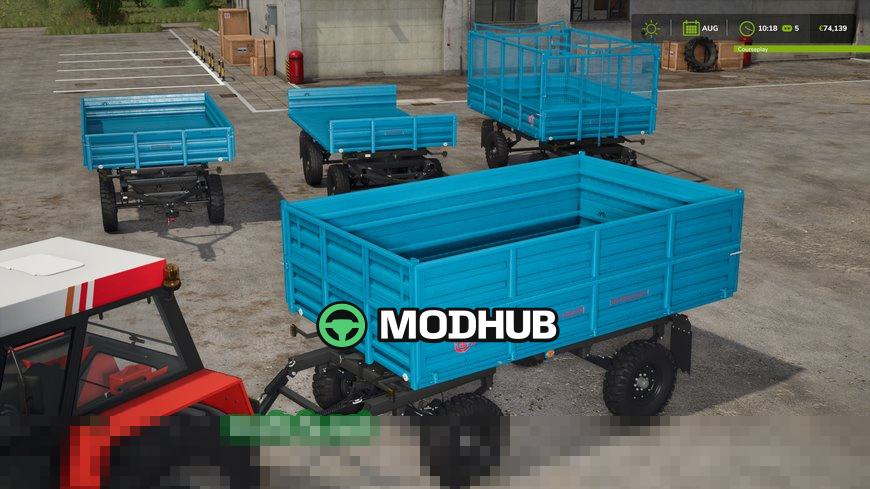Mod für Anhänger 2PTS 45 v1000 für Farming Simulator 25