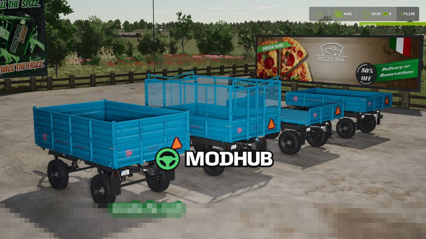 Mod na Przyczepy 2PTS 45 v1000 dla Farming Simulator 25