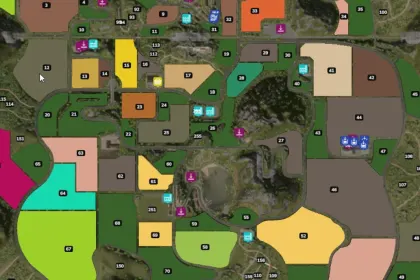 Нова Карта Gamsting 2K25 — Альпійська Долина для Farming Simulator 25 — 2