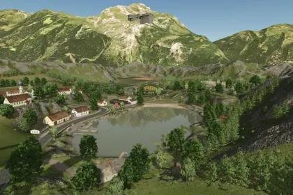 Нова Карта Gamsting 2K25 — Альпійська Долина для Farming Simulator 25 — 3