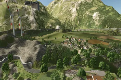 Нова Карта Gamsting 2K25 — Альпійська Долина для Farming Simulator 25 — 6