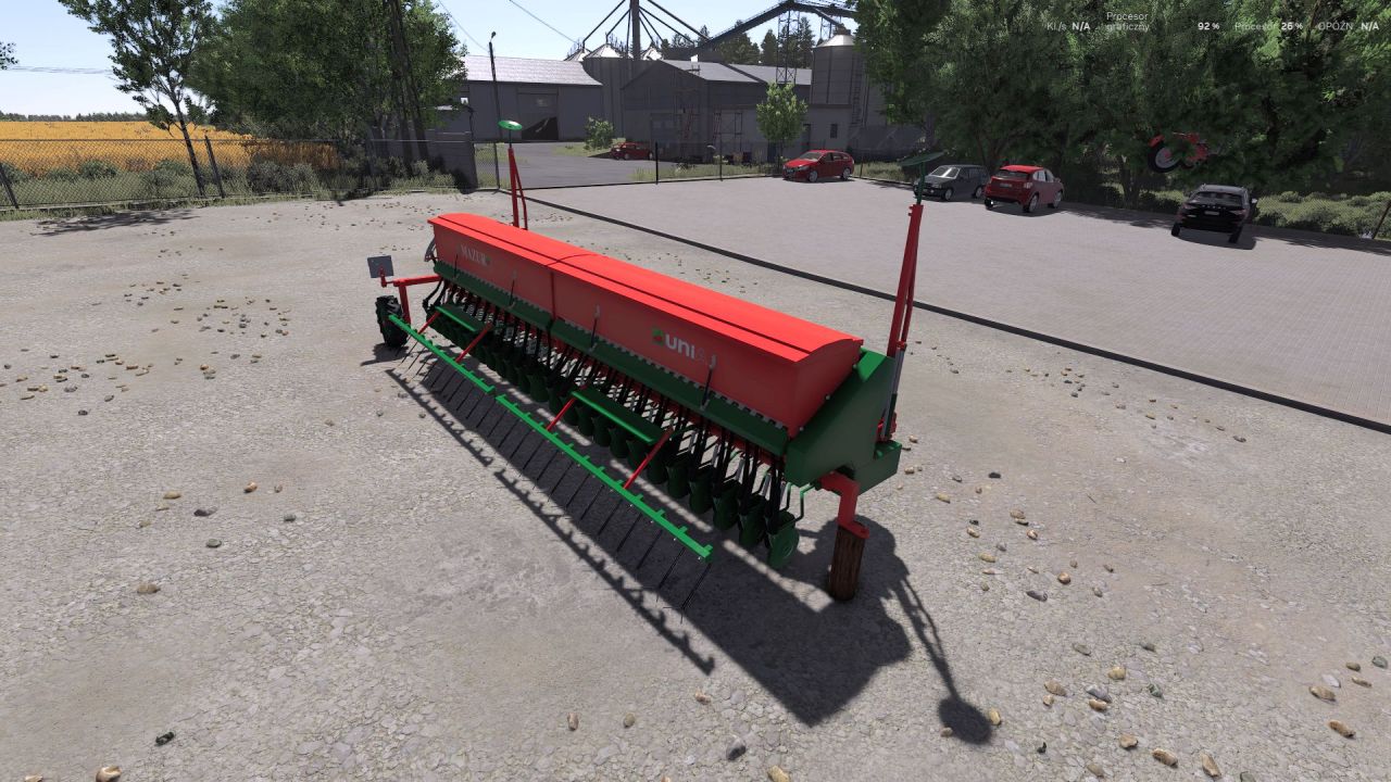 Fertilizer Spreader Unia Mazur 6/1100 for Farming Simulator 25
