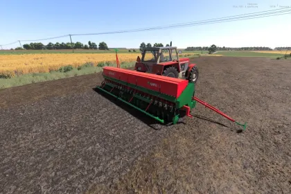 Fertilizer Spreader Unia Mazur 6/1100 for Farming Simulator 25 — 6
