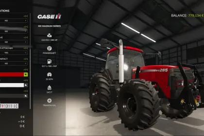 Ефективний Трактор Case IH Magnum Edit (Gray Edition) для Farming Simulator 25
