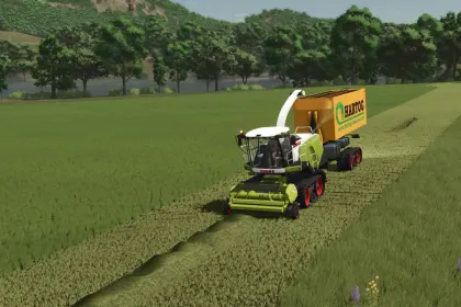 Комбайн CLAAS Jaguar 960 TT для Farming Simulator 25
