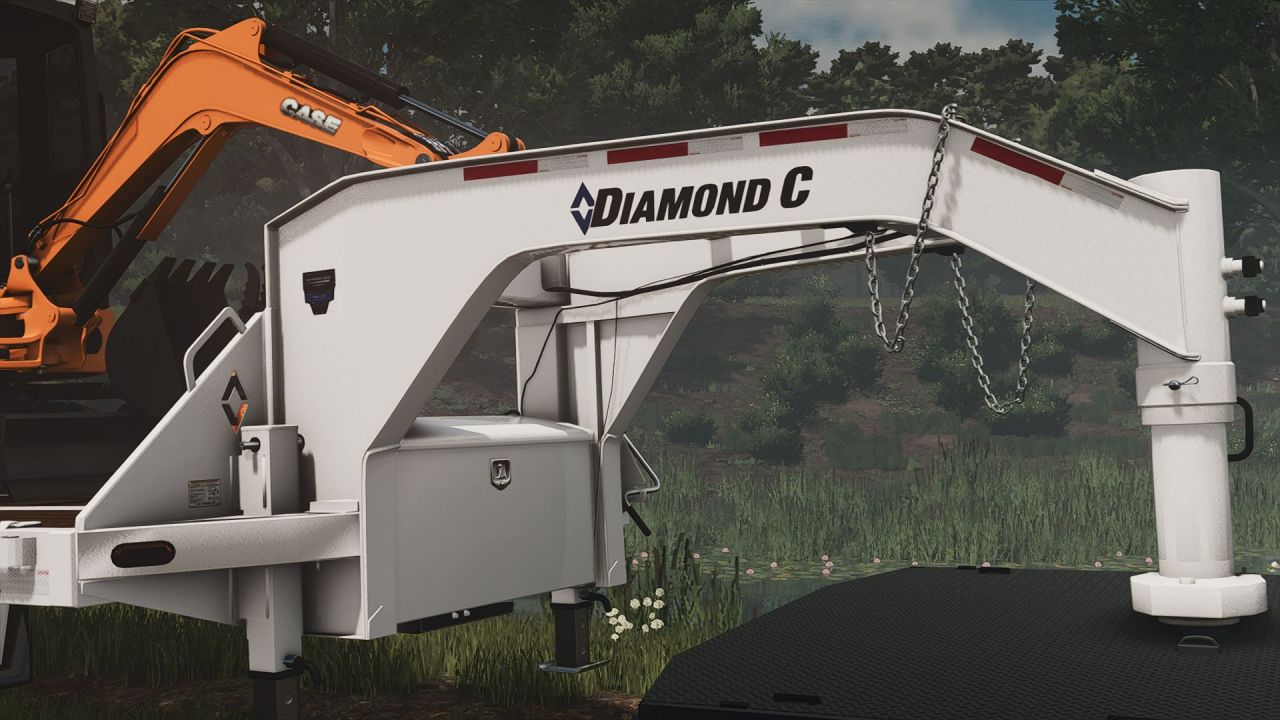 Причіп Diamond C FMAX210 40′ для Farming Simulator 25