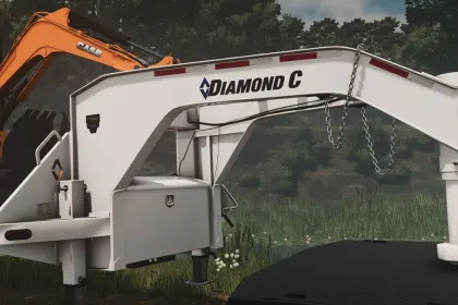 Причіп Diamond C FMAX210 40′ для Farming Simulator 25 — 4