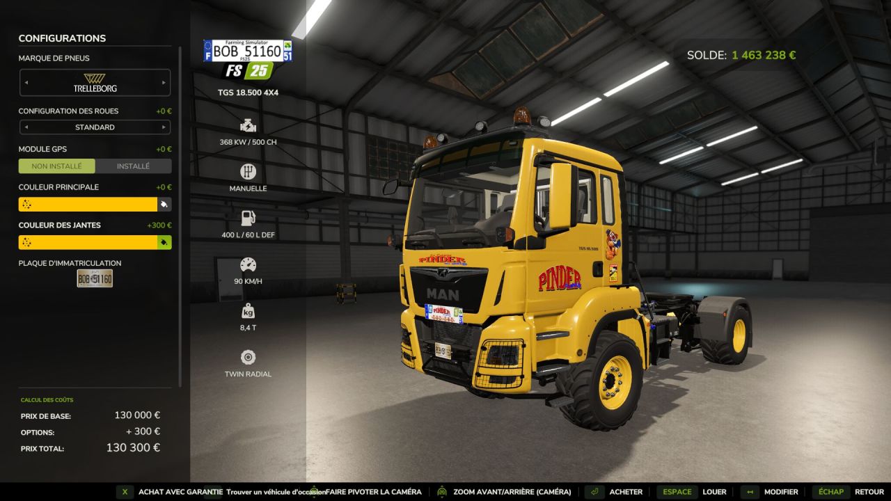 MAN Lkw Cirque PINDER für Farming Simulator 25