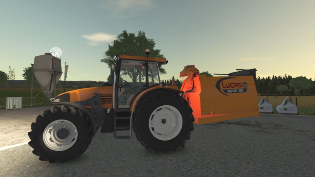 Соломорозкидач Lucas Castor 20R для Farming Simulator 25