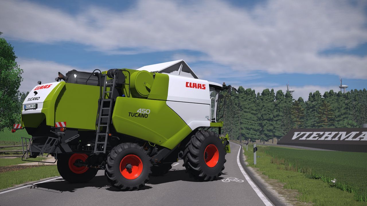 Harvester Claas Tucano 400 Series for Farming Simulator 25