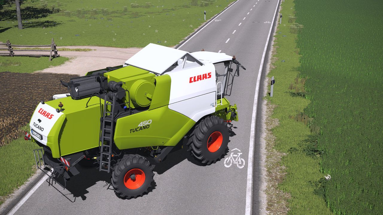 Harvester Claas Tucano 400 Series for Farming Simulator 25