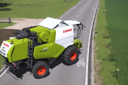 Harvester Claas Tucano 400 Series for Farming Simulator 25 — 3