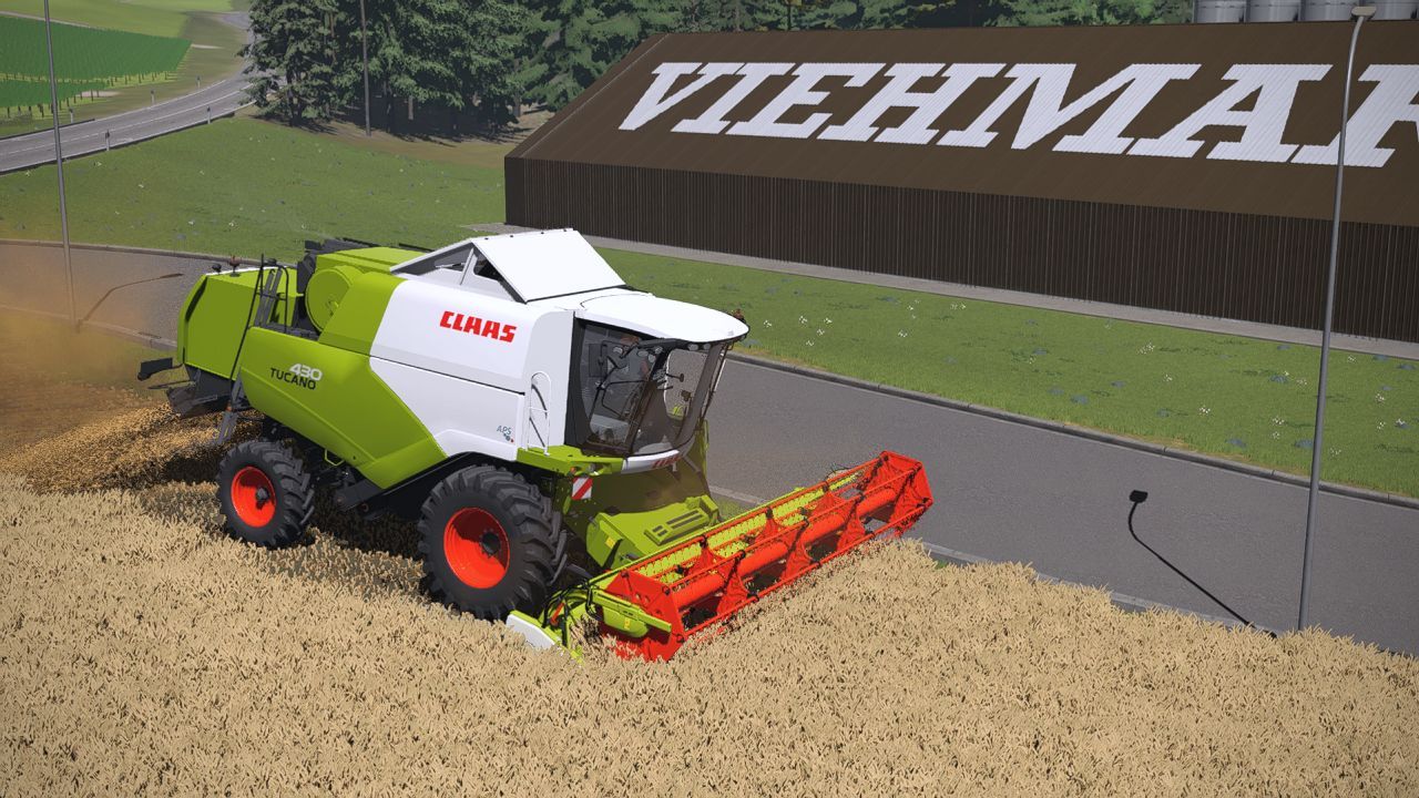 Harvester Claas Tucano 400 Series for Farming Simulator 25