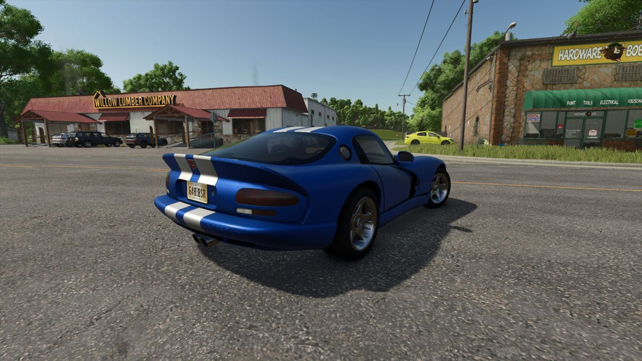 Автомобіль Dodge Viper GTS для Farming Simulator 25