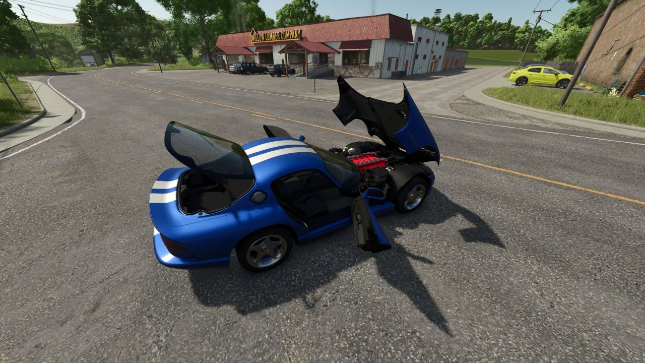 Автомобіль Dodge Viper GTS для Farming Simulator 25